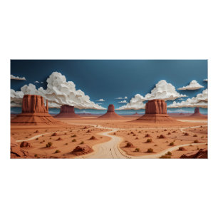 Monument Valley Wallpaper Poster