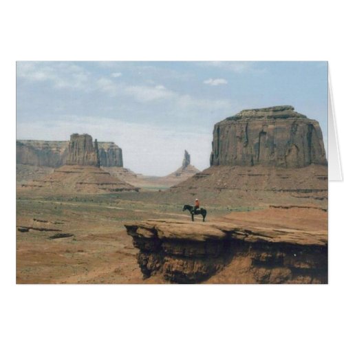 Monument Valley with Cowboy