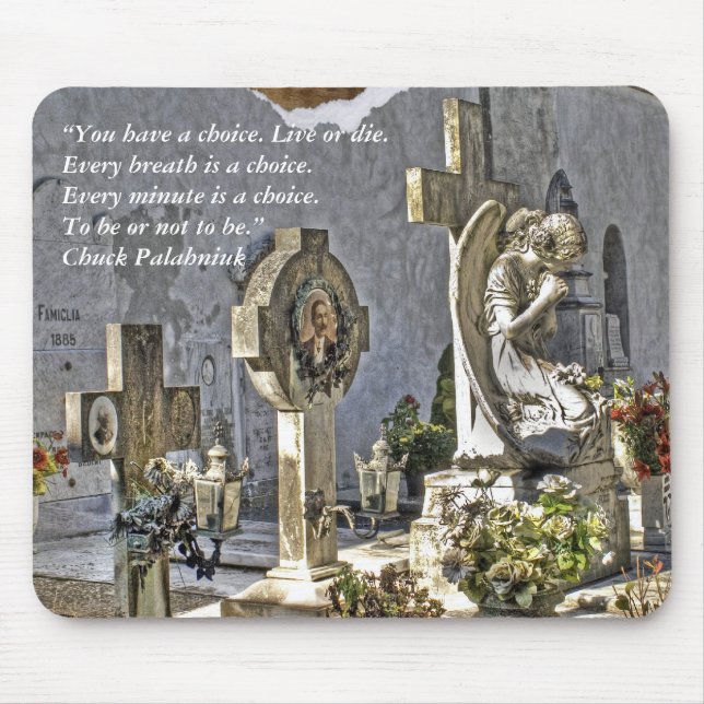 Monumental Tombstones Mouse Pad (Front)