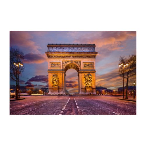 Monuments  Arc de Triomphe Paris France Acrylic Print