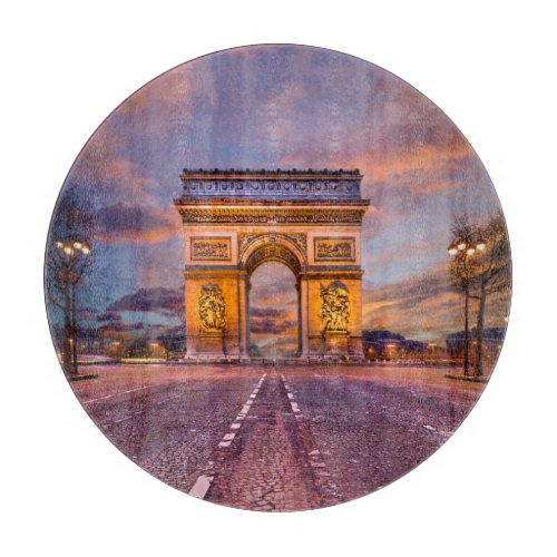 Monuments  Arc de Triomphe Paris France Cutting Board