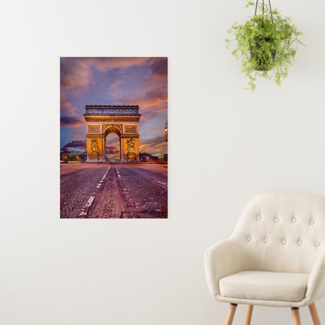 Monuments | Arc de Triomphe, Paris France Foam Board (In Situ (Wall))