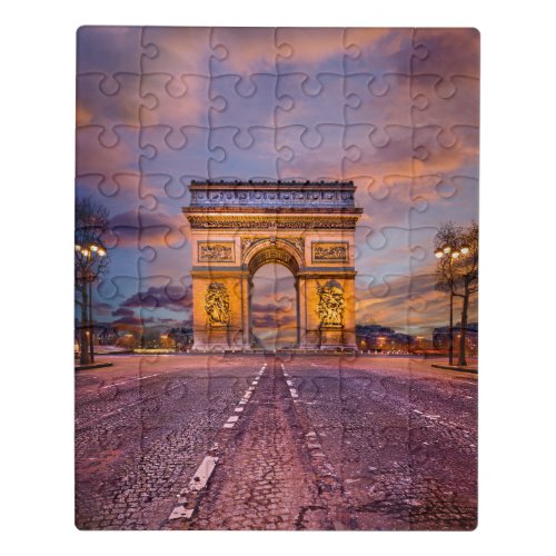 Monuments  Arc de Triomphe Paris France Jigsaw Puzzle