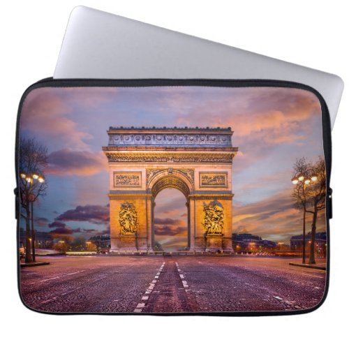 Monuments  Arc de Triomphe Paris France Laptop Sleeve