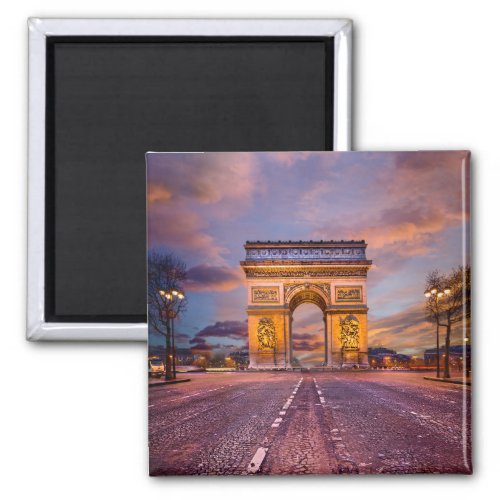 Monuments  Arc de Triomphe Paris France Magnet