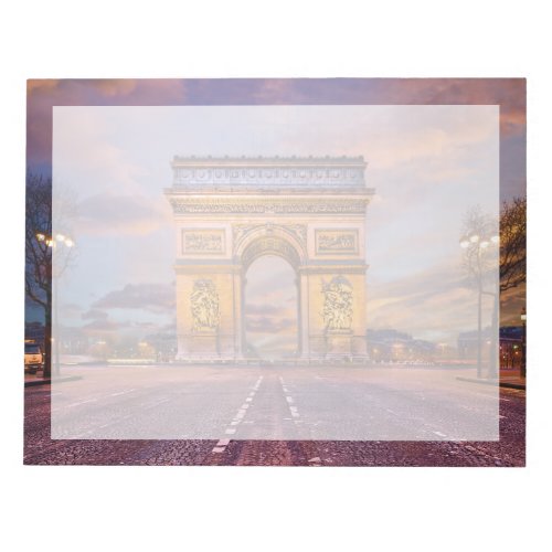 Monuments  Arc de Triomphe Paris France Notepad