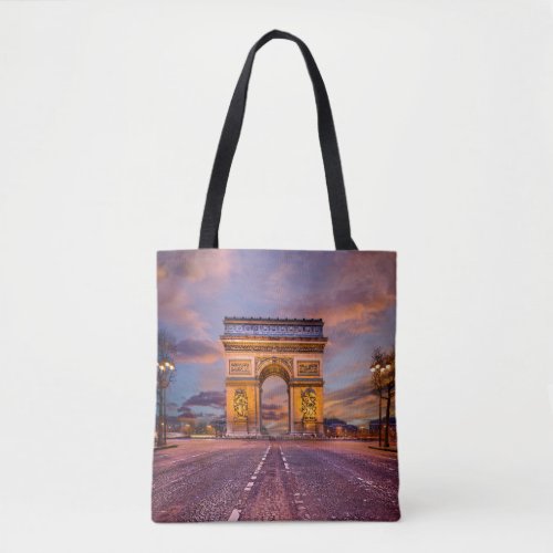 Monuments  Arc de Triomphe Paris France Tote Bag