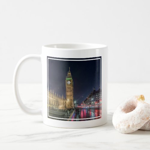Monuments  Big Ben at Night Coffee Mug
