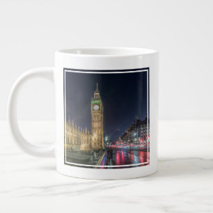 Monuments Big Ben at Night Giant Coffee Mug