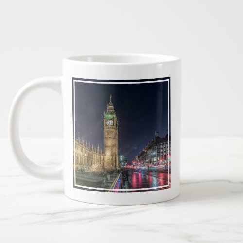 Monuments  Big Ben at Night Giant Coffee Mug