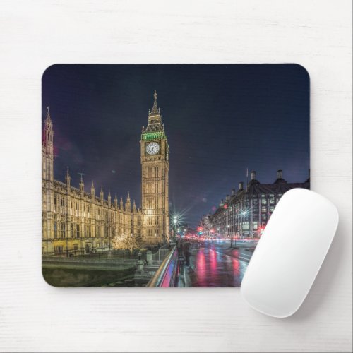 Monuments  Big Ben at Night Mouse Pad
