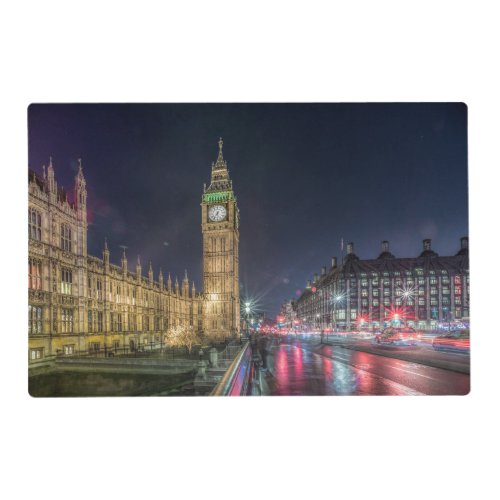 Monuments  Big Ben at Night Placemat