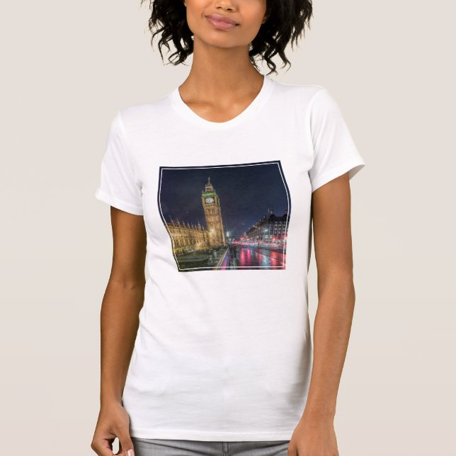 Monuments | Big Ben at Night T-Shirt (Front)