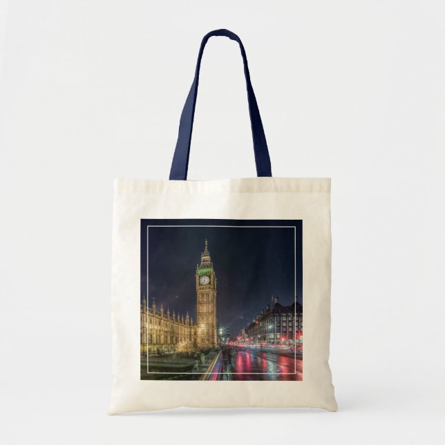 Monuments | Big Ben at Night Tote Bag (Front)