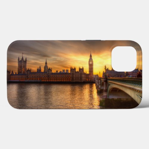 Monuments  Big Ben  Houses of Parliament iPhone 13 Case