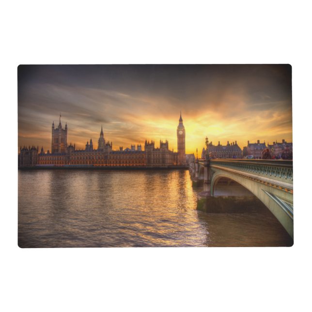 Monuments | Big Ben & Houses of Parliament Placemat (Front)