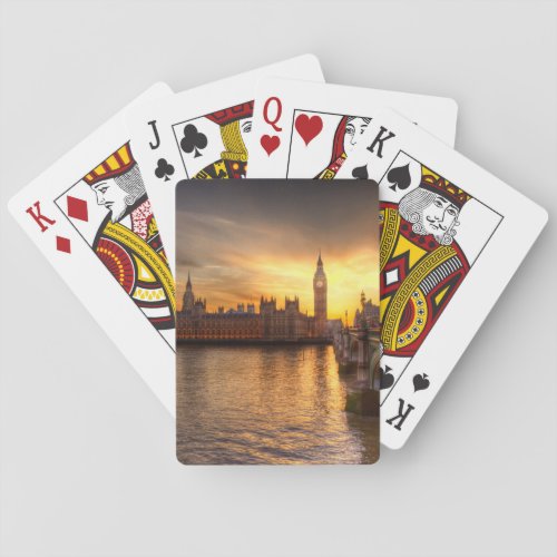 Monuments  Big Ben  Houses of Parliament Playing Cards