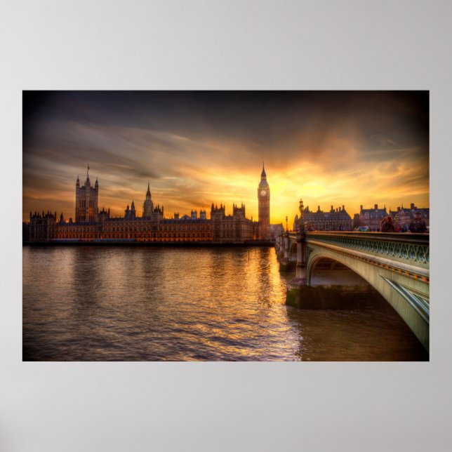 Monuments | Big Ben & Houses of Parliament Poster (Front)