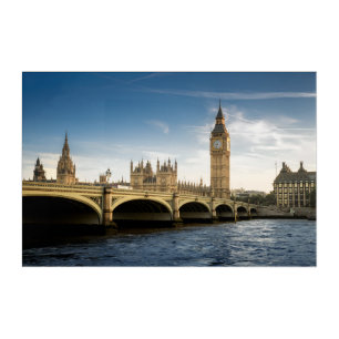 Monuments Big Ben, London England Acrylic Print