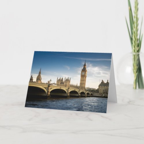 Monuments  Big Ben London England Card