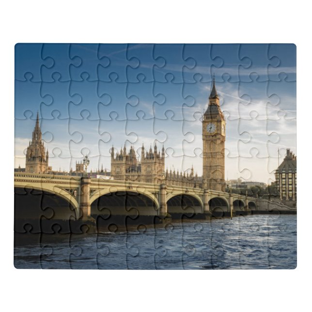 Monuments | Big Ben, London England Jigsaw Puzzle (Puzzle Horizontal)