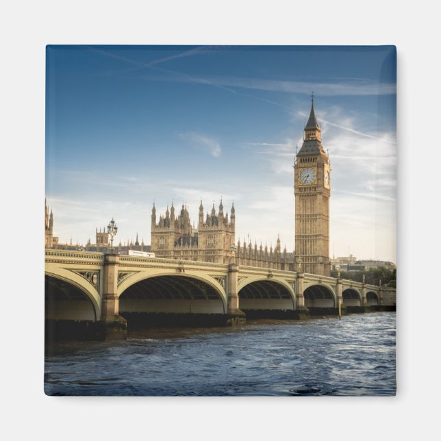 Monuments | Big Ben, London England Magnet (Front)