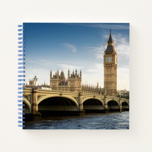 Monuments  Big Ben London England Notebook