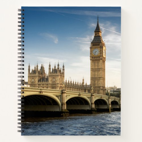 Monuments  Big Ben London England Notebook