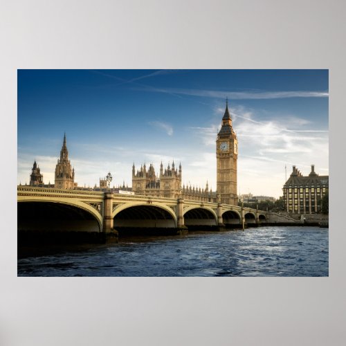 Monuments  Big Ben London England Poster