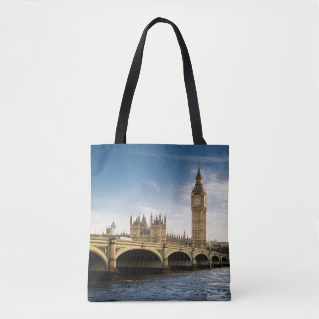 Monuments | Big Ben, London England Tote Bag (Front)