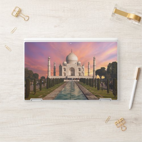 Monuments  Colorful View of the Taj Mahal HP Laptop Skin