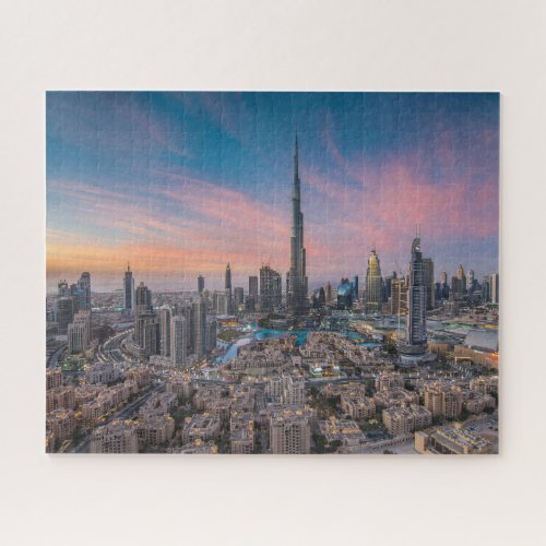 Monuments  Dubai Cityscape Jigsaw Puzzle