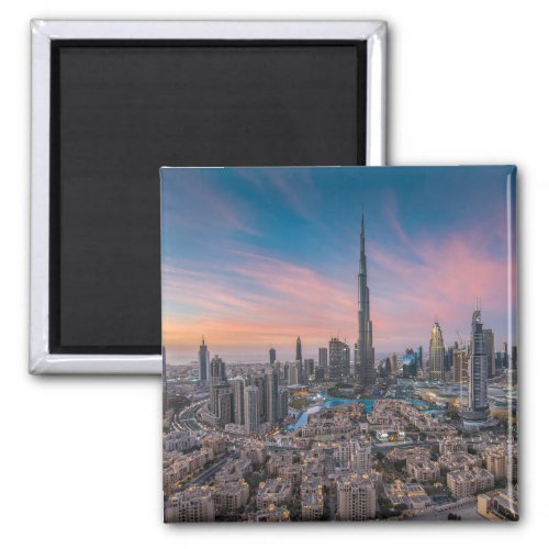 Monuments  Dubai Cityscape Magnet