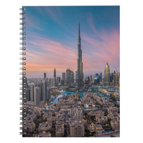 Monuments  Dubai Cityscape Notebook