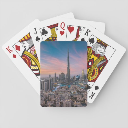 Monuments  Dubai Cityscape Playing Cards