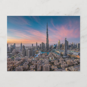 Monuments Dubai Cityscape Postcard