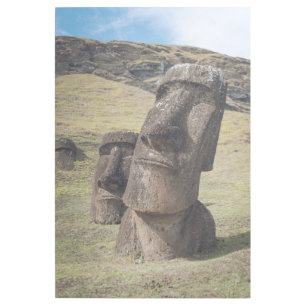 Monuments Easter Island, Chile Gallery Wrap