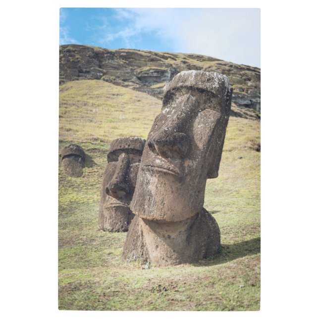 Monuments | Easter Island, Chile Metal Print (Front)