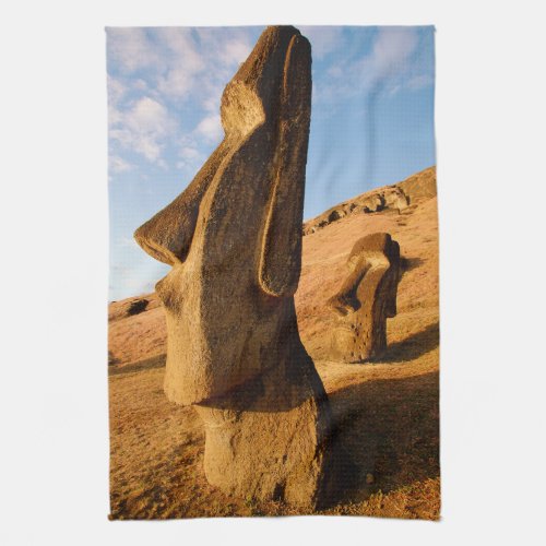 Monuments  Easter Island Kitchen Towel