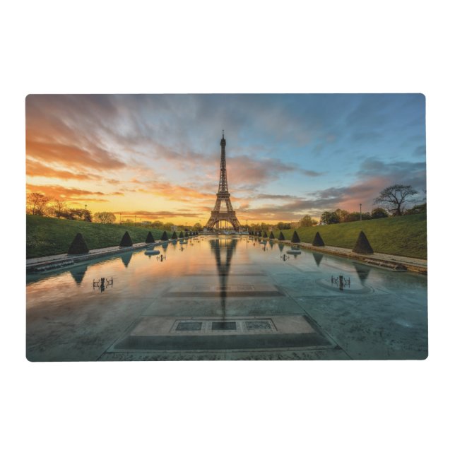 Monuments | Eiffel Tower Sunrise Placemat (Front)