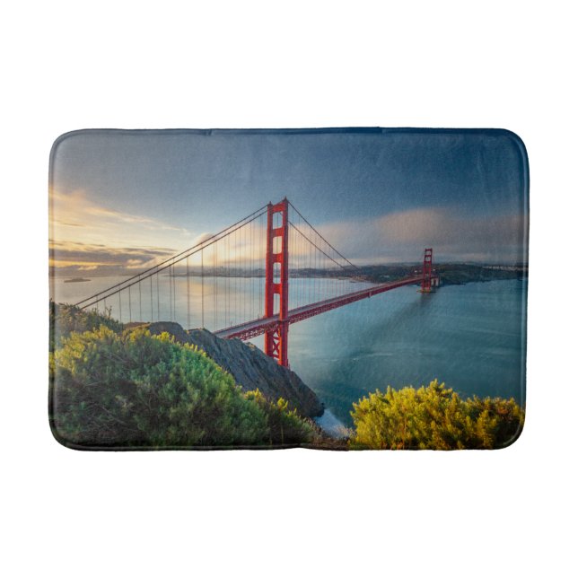 Monuments | Golden Gate San Francisco Bath Mat (Front)