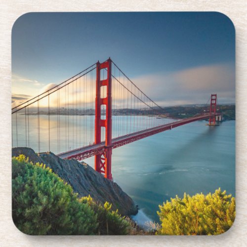 Monuments  Golden Gate San Francisco Beverage Coaster