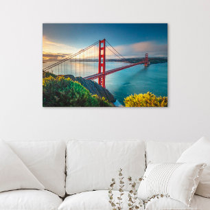 Monuments Golden Gate San Francisco Canvas Print