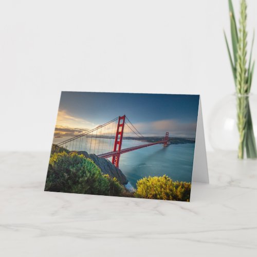 Monuments  Golden Gate San Francisco Card