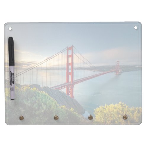 Monuments  Golden Gate San Francisco Dry Erase Board With Keychain Holder