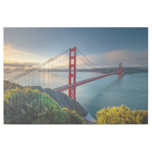 Monuments Golden Gate San Francisco Gallery Wrap