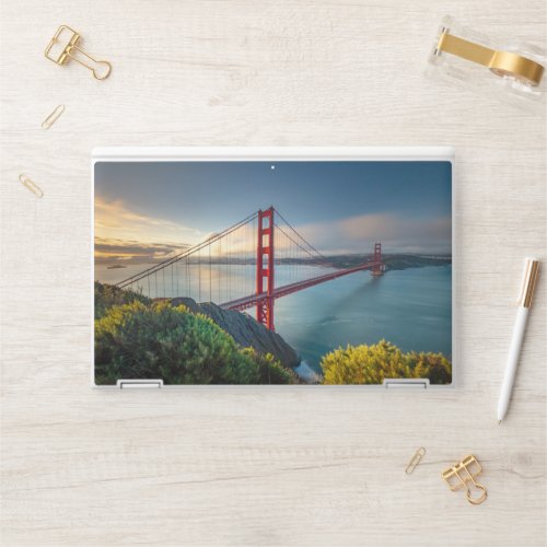 Monuments  Golden Gate San Francisco HP Laptop Skin