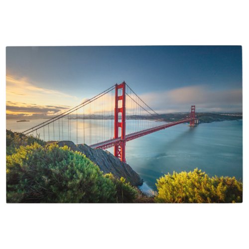 Monuments  Golden Gate San Francisco Metal Print