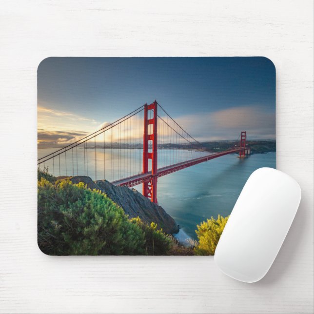 Monuments | Golden Gate San Francisco Mouse Pad (With Mouse)