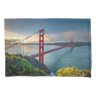 Monuments Golden Gate San Francisco Pillow Case